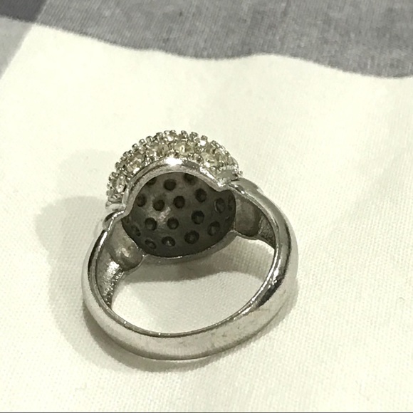 Sparkle Dome 925 Silver ring- Size 5.5 - Picture 10 of 14